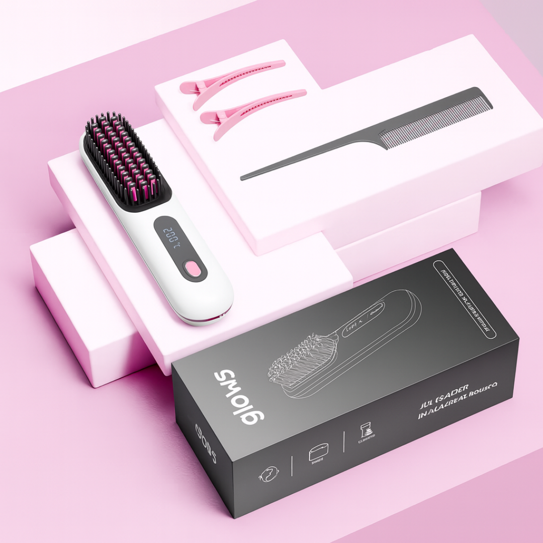 Cepillo Alisador Inalambrico Glows® PRO