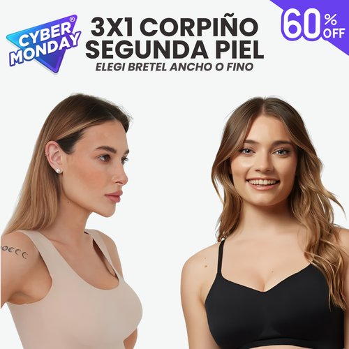 ¡PROMO 3X1! | Corpiños Segunda Piel Nova®