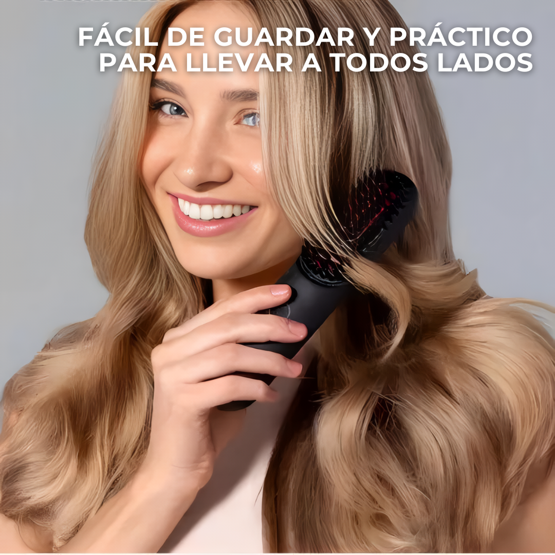 Peine Alisador Inalambrico Glows® + Ampolla Argan