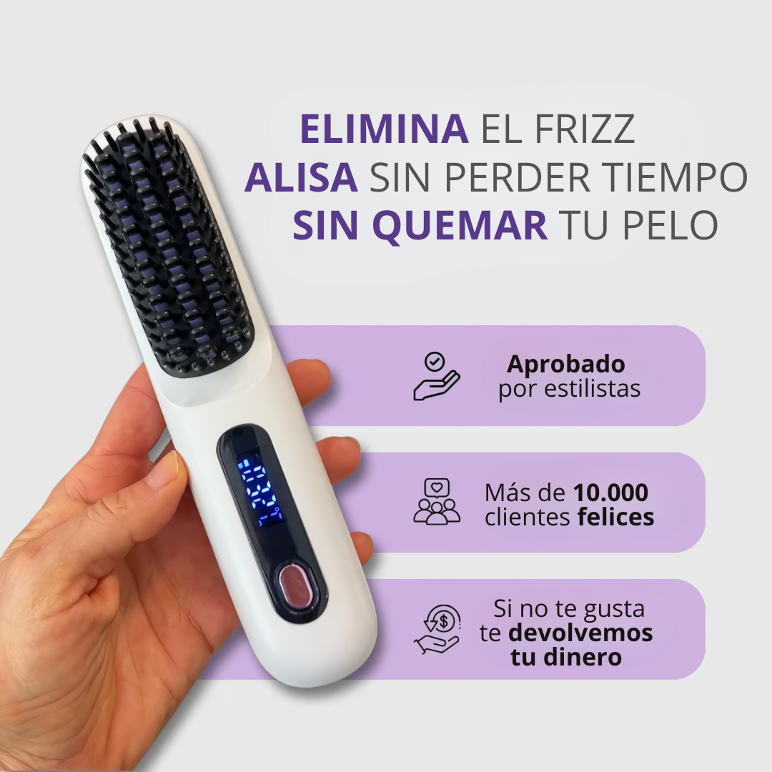 Cepillo Alisador Inalambrico Glows® PRO
