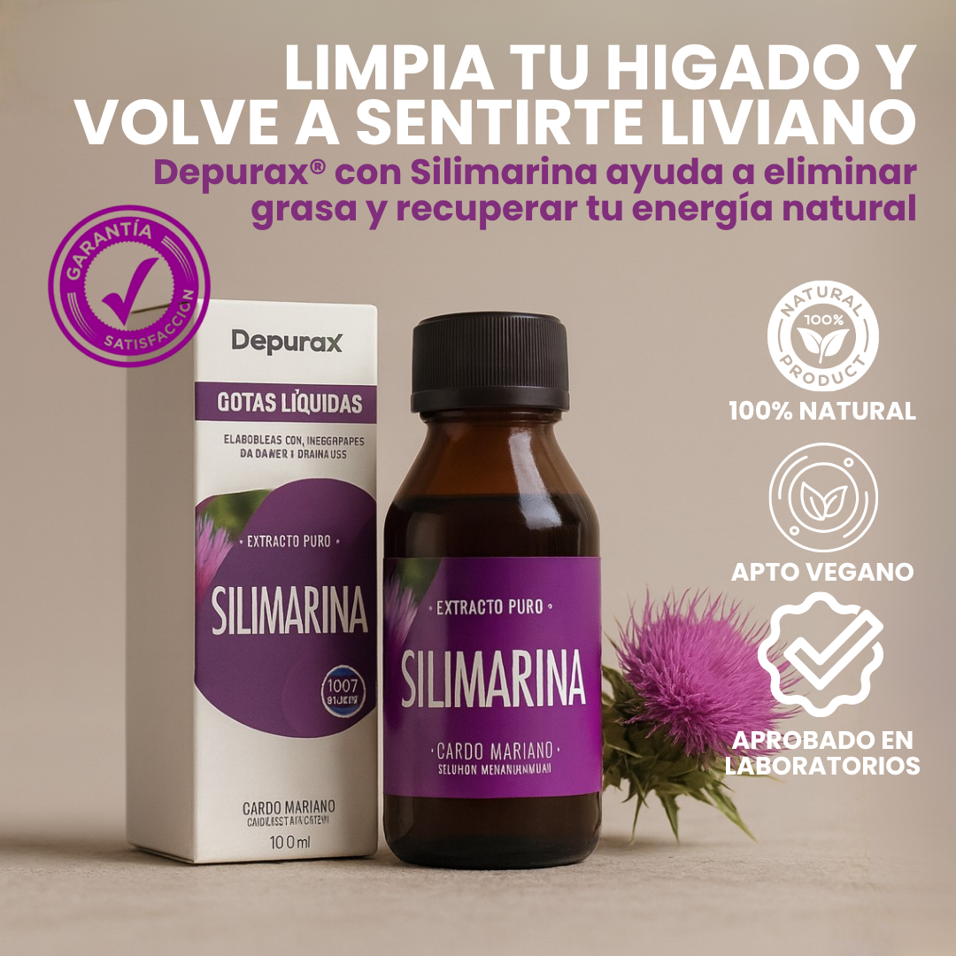 Depurax | Gotas Silimarina para Hígado Graso
