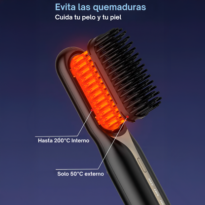 Peine Alisador Inalambrico Glows® + Ampolla Argan