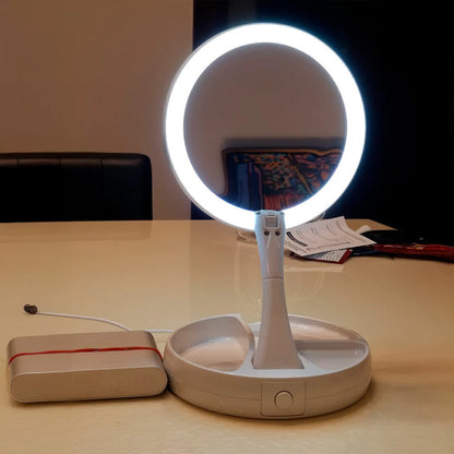 Espejo Redondo Con Luz Led