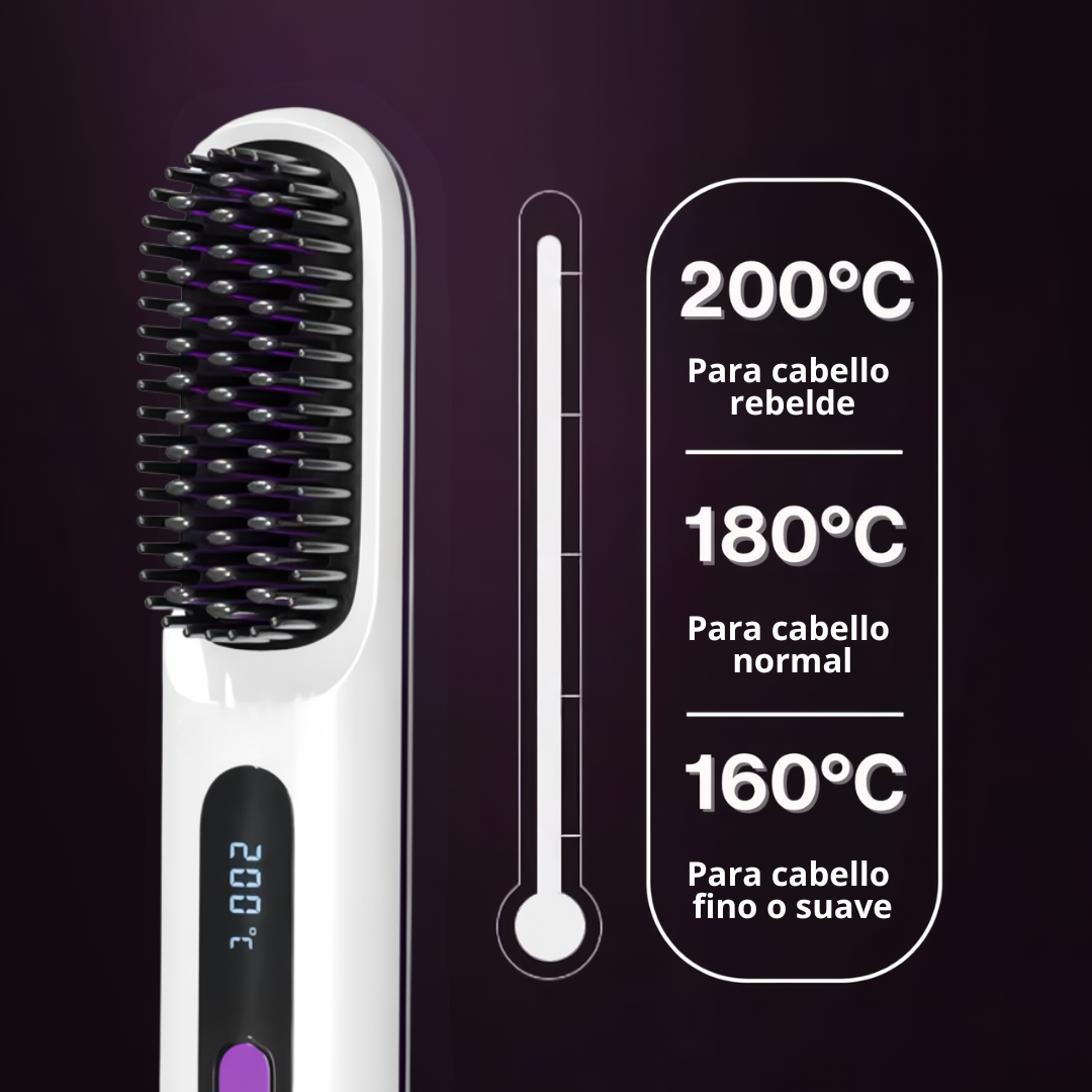 Cepillo Alisador Inalambrico Glows® PRO