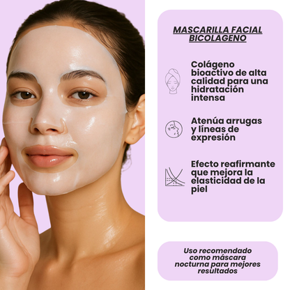 Masajeador GlowSonic® PRO + Mascarilla Facial Bicolageno