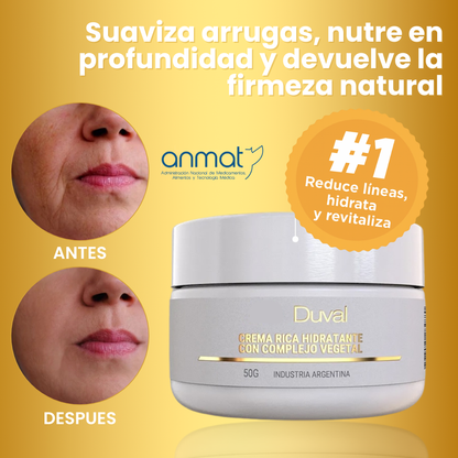 Duval - Crema Hidratante Anti-Age Rejuvenecedora