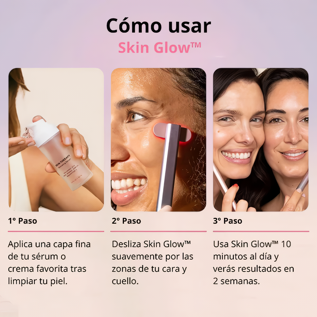 Rejuvenecedor SkinGlow® + Gel Conductor
